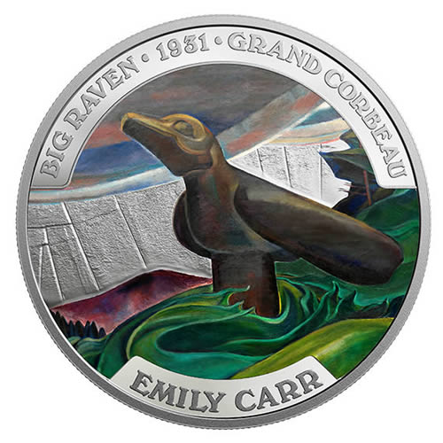 RCM-New-Release:-2018-5-Oz.-Pure-Silver-Coin---Famous-Canadian-Art:-Emily-Carr
